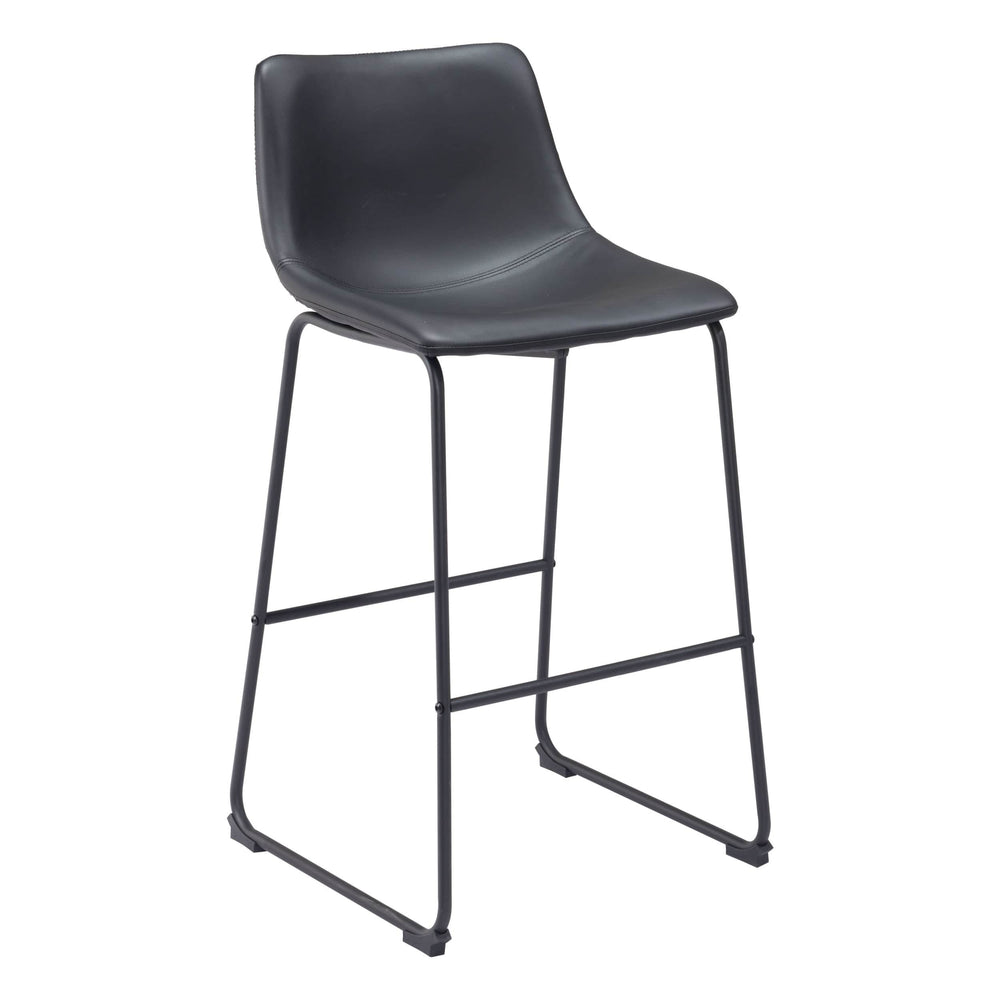 Smart Barstool, Black, Set of 2-Furniture-High Fashion Home