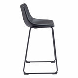 Smart Barstool, Black, Set of 2-Furniture-High Fashion Home