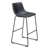 Smart Barstool, Black, Set of 2-Furniture-High Fashion Home