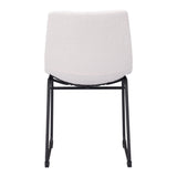 Smart Dining Chair, Ivory, Set of 2-Furniture - Dining-High Fashion Home