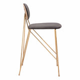 Georges Counter Stool, Gray, Set of 2-Furniture-High Fashion Home