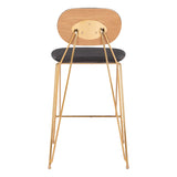 Georges Counter Stool, Gray, Set of 2-Furniture-High Fashion Home