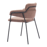 Marcel Dining Chair, Brown, Set of 2-Furniture - Dining-High Fashion Home