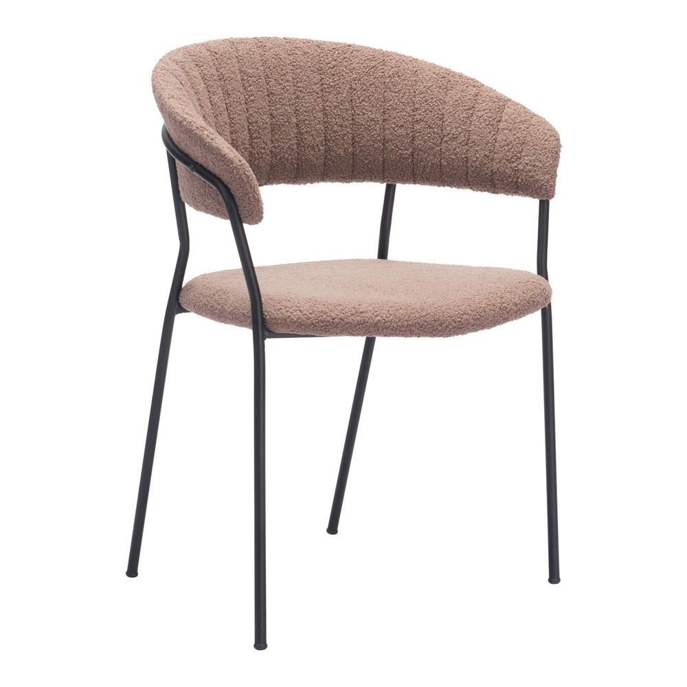 Josephine Dining Chair, Brown, Set of 2-Furniture - Dining-High Fashion Home