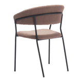 Josephine Dining Chair, Brown, Set of 2-Furniture - Dining-High Fashion Home