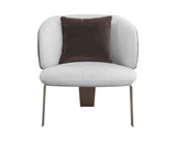 Garry Lounge Chair, San Remo Winter Cloud/Meg Ash-Furniture - Chairs-High Fashion Home