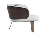 Garry Lounge Chair, San Remo Winter Cloud/Meg Ash-Furniture - Chairs-High Fashion Home