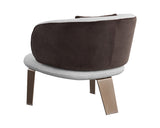 Garry Lounge Chair, San Remo Winter Cloud/Meg Ash-Furniture - Chairs-High Fashion Home