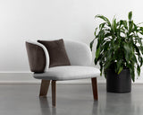 Garry Lounge Chair, San Remo Winter Cloud/Meg Ash-Furniture - Chairs-High Fashion Home