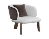 Garry Lounge Chair, San Remo Winter Cloud/Meg Ash-Furniture - Chairs-High Fashion Home