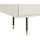 Danbury Nightstand, Modern Cream