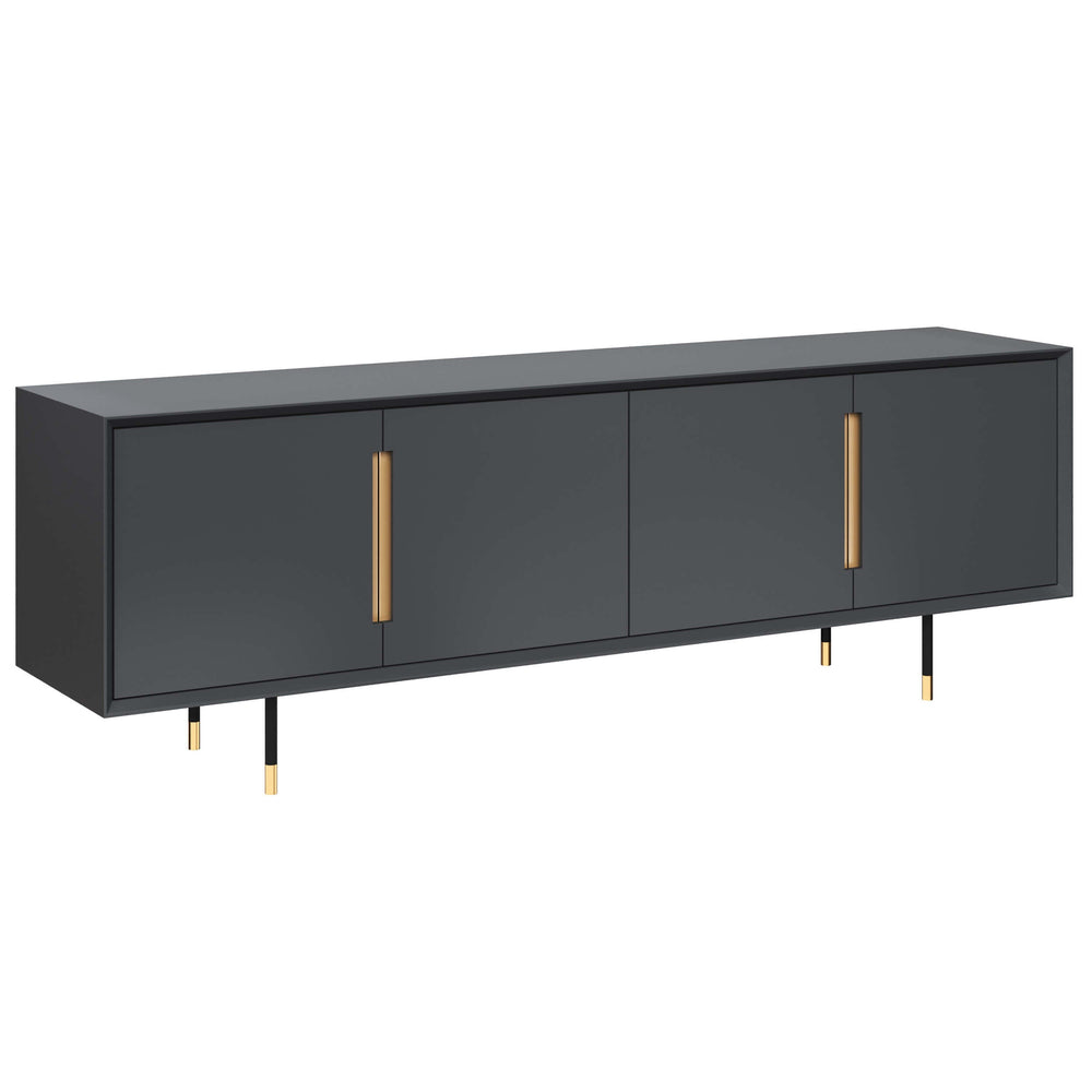 Danbury Media Console, Slate Navy