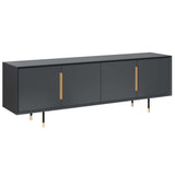 Danbury Media Console, Slate Navy