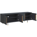 Danbury Media Console, Slate Navy