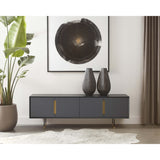 Danbury Media Console, Slate Navy