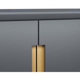 Danbury Media Console, Slate Navy