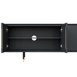 Danbury Media Console, Slate Navy