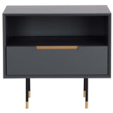 Danbury Nightstand, Slate Navy