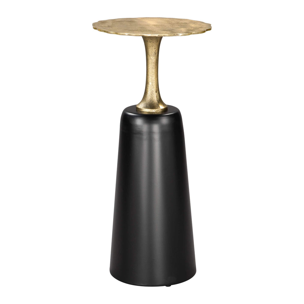 Chenai Drink Table, Black-Furniture - Accent Tables-High Fashion Home