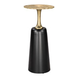 Chenai Drink Table, Black-Furniture - Accent Tables-High Fashion Home