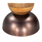 Tripoli Side Table, Bronze-Furniture - Accent Tables-High Fashion Home
