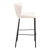 Linz Barstool, Cream, Set of 2-Furniture-High Fashion Home