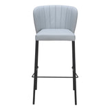 Linz Barstool, Gray, Set of 2-Furniture-High Fashion Home
