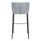 Linz Barstool, Gray, Set of 2-Furniture-High Fashion Home