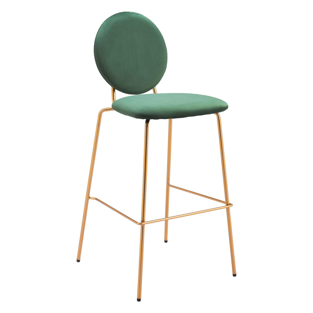 Odessa Barstool, Green, Set of 2-Furniture-High Fashion Home