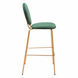 Odessa Barstool, Green, Set of 2-Furniture-High Fashion Home
