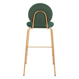 Odessa Barstool, Green, Set of 2-Furniture-High Fashion Home