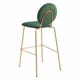 Odessa Barstool, Green, Set of 2-Furniture-High Fashion Home
