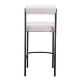 Livorno Counter Stool, Ivory, Set of 2-Furniture-High Fashion Home
