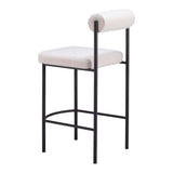 Livorno Counter Stool, Ivory, Set of 2-Furniture-High Fashion Home
