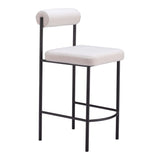 Livorno Counter Stool, Ivory, Set of 2-Furniture-High Fashion Home
