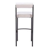 Livorno Barstool, Ivory, Set of 2-Furniture-High Fashion Home