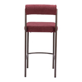 Livorno Counter Stool, Red, Set of 2-Furniture-High Fashion Home