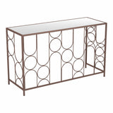 Convale Console Table, Bronze-Furniture - Accent Tables-High Fashion Home