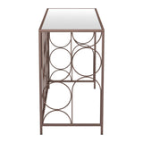 Convale Console Table, Bronze-Furniture - Accent Tables-High Fashion Home