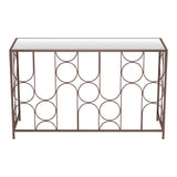 Convale Console Table, Bronze-Furniture - Accent Tables-High Fashion Home