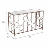 Convale Console Table, Bronze-Furniture - Accent Tables-High Fashion Home