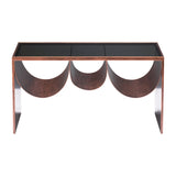 Aveiro Coffee Table, Copper-Furniture - Accent Tables-High Fashion Home