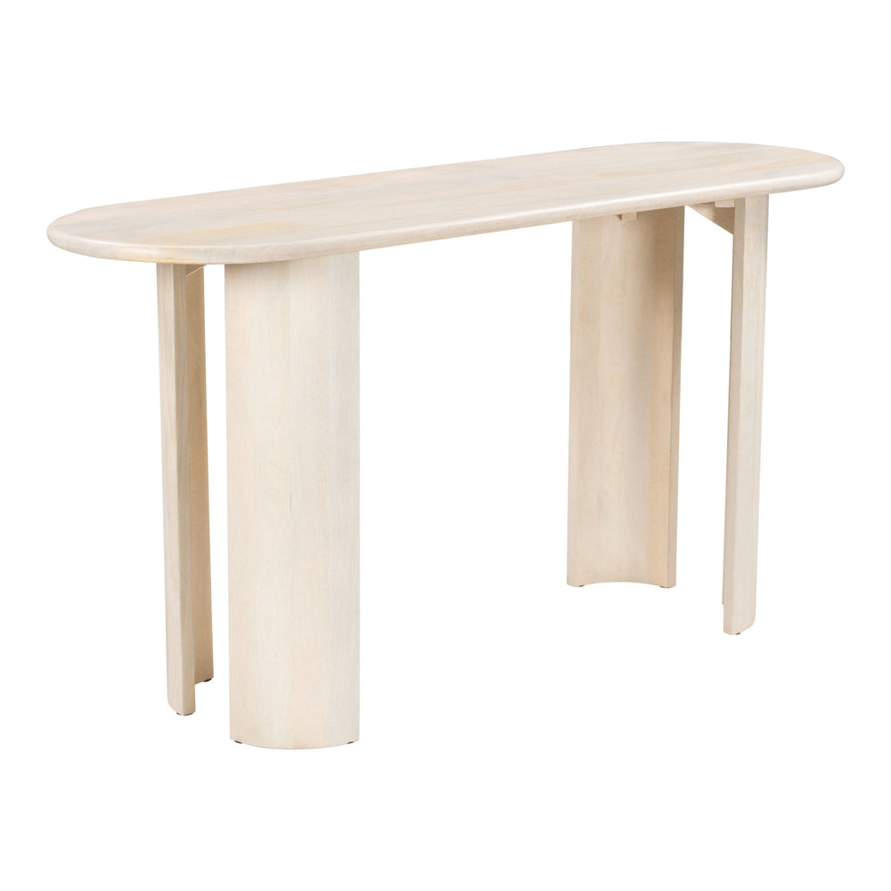 Risan Console Table, Natural-Furniture - Accent Tables-High Fashion Home