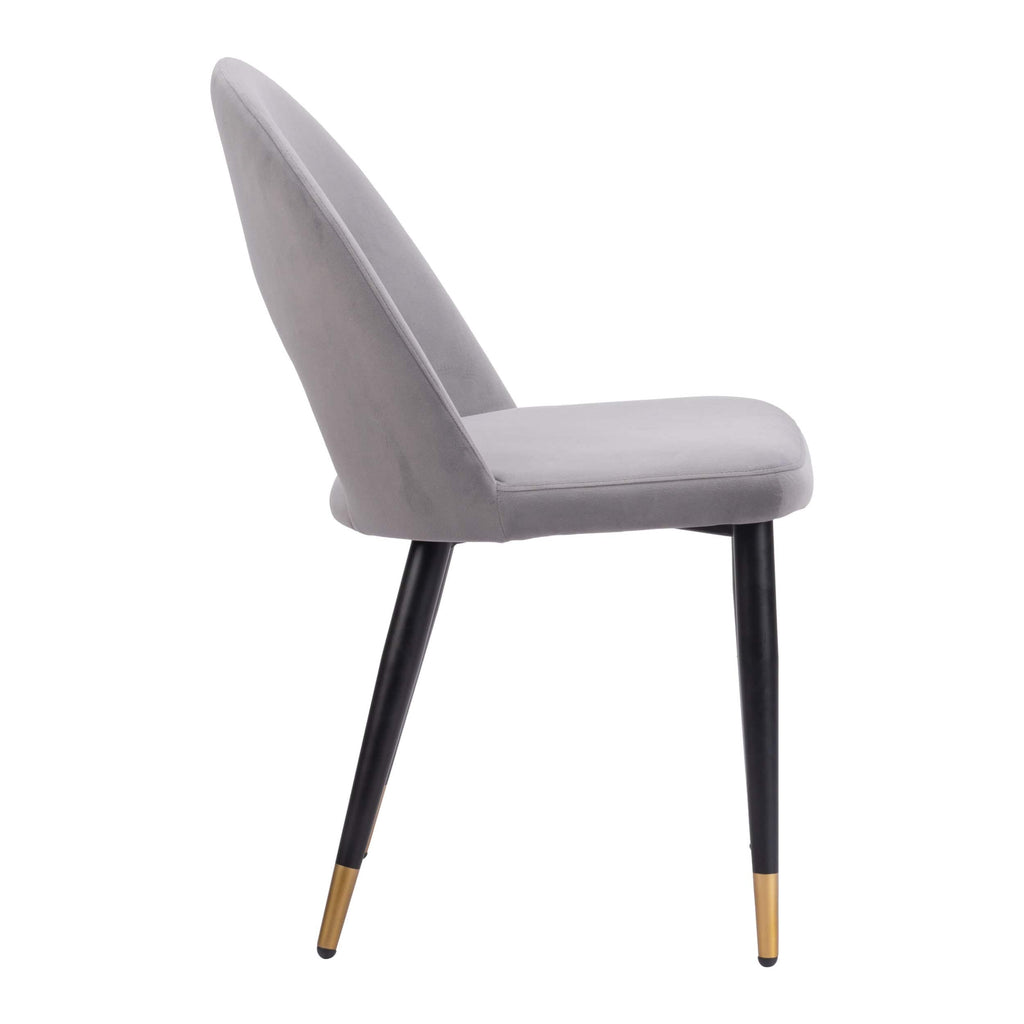 Menlo Dining Chair, Gray, Set of 2 – High Fashion Home