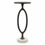 Bonita Accent Table, Bronze-Furniture - Accent Tables-High Fashion Home