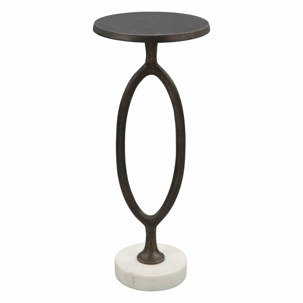Bonita Accent Table, Bronze-Furniture - Accent Tables-High Fashion Home