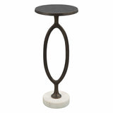 Bonita Accent Table, Bronze-Furniture - Accent Tables-High Fashion Home