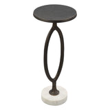 Bonita Accent Table, Bronze-Furniture - Accent Tables-High Fashion Home