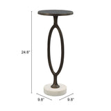 Bonita Accent Table, Bronze-Furniture - Accent Tables-High Fashion Home