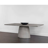 Cavallini Rectangular Dining Table, Grey-Furniture - Dining-High Fashion Home